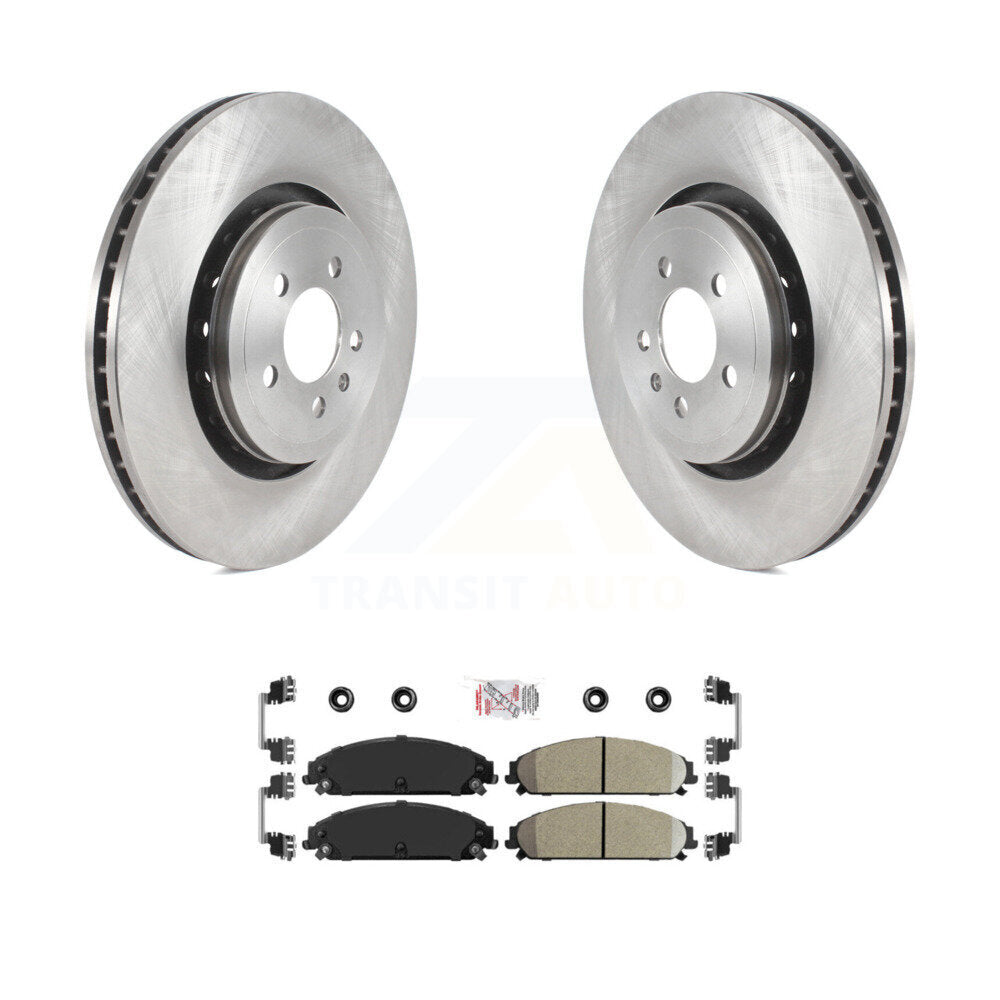 Front Disc Brake Rotors Ceramic Pad Kit For Dodge Charger With 370mm Diameter Rotor K8A-106983