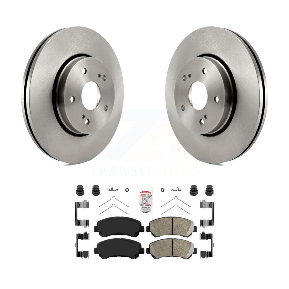 Front Disc Brake Rotors And Ceramic Pads Kit For 2010-2013 Suzuki Kizashi K8A-106990