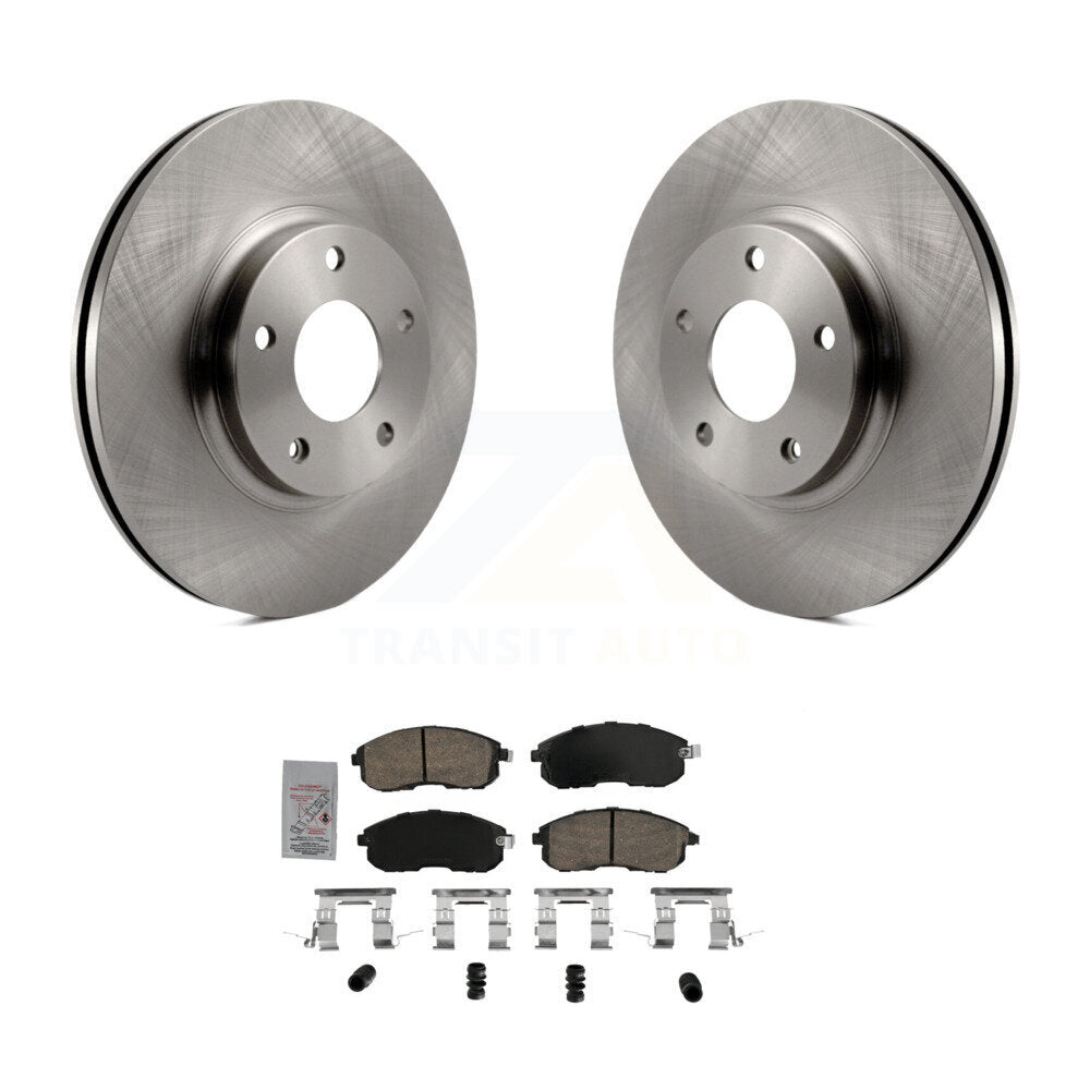 Front Disc Brake Rotors And Ceramic Pads Kit For Nissan Altima INFINITI I35 K8A-106999