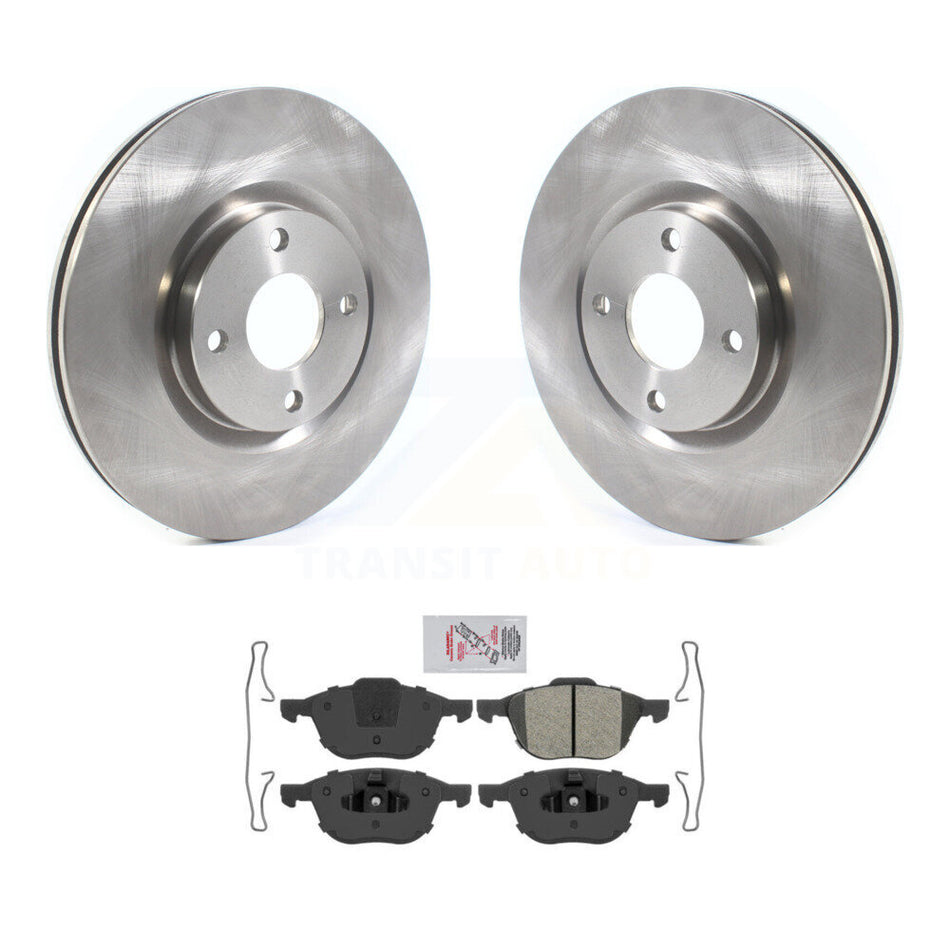 Front Disc Brake Rotors And Semi-Metallic Pads Kit For 2018-2022 Ford EcoSport K8A-107005