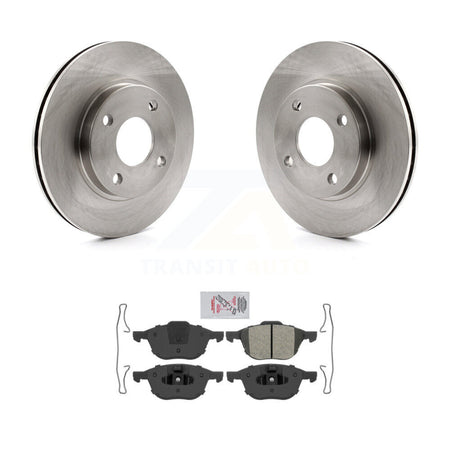 Front Brake Rotors Semi-Metallic Pad Kit For 04 Ford Focus LX/Mid/High/SE/ZTS/ZTW/ZX3/ZX5 K8A-107008
