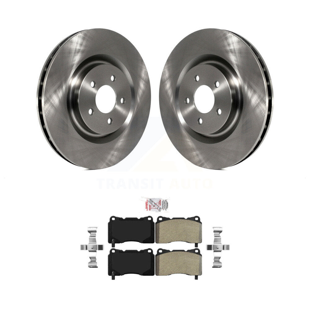 Front Disc Brake Rotors And Semi-Metallic Pads Kit For Ford Mustang K8A-107023