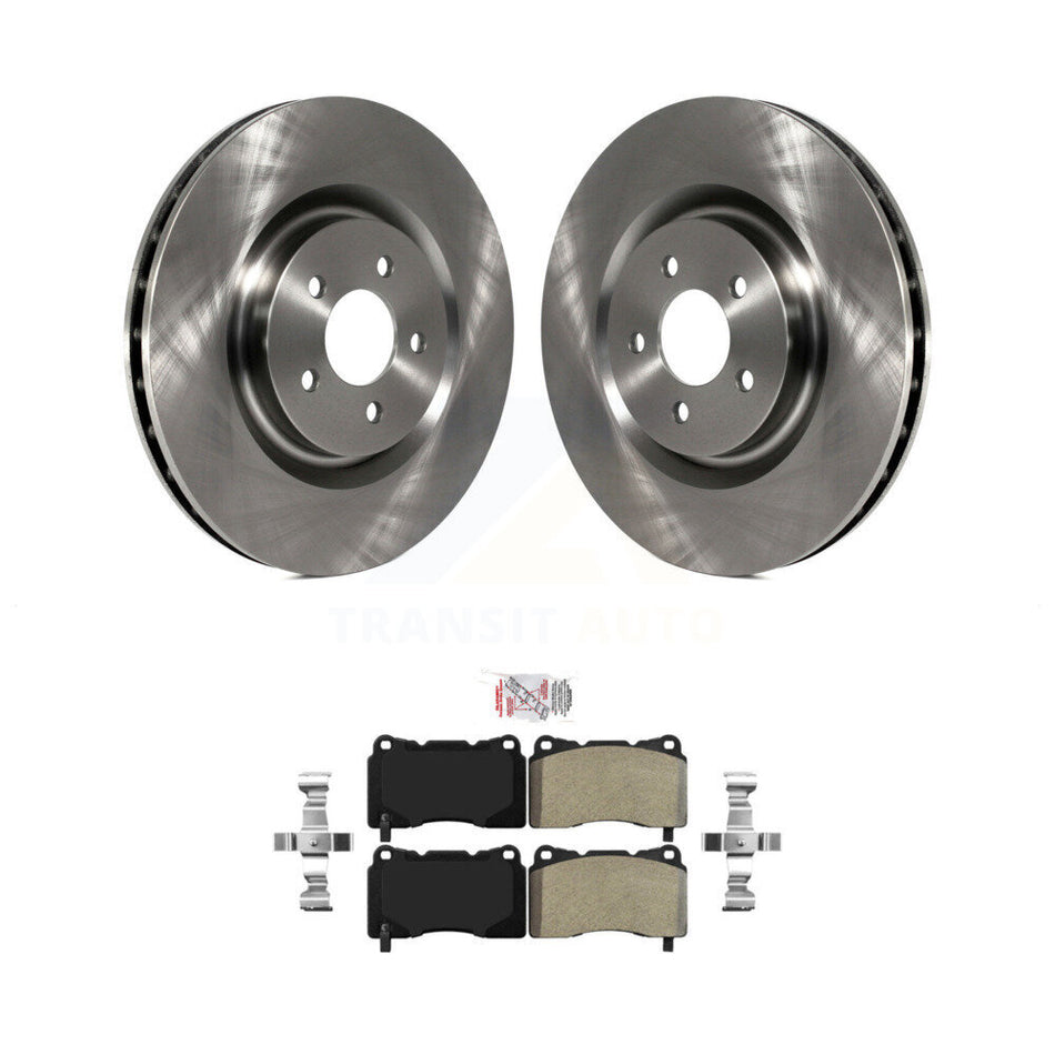 Front Disc Brake Rotors And Semi-Metallic Pads Kit For Ford Mustang K8A-107023