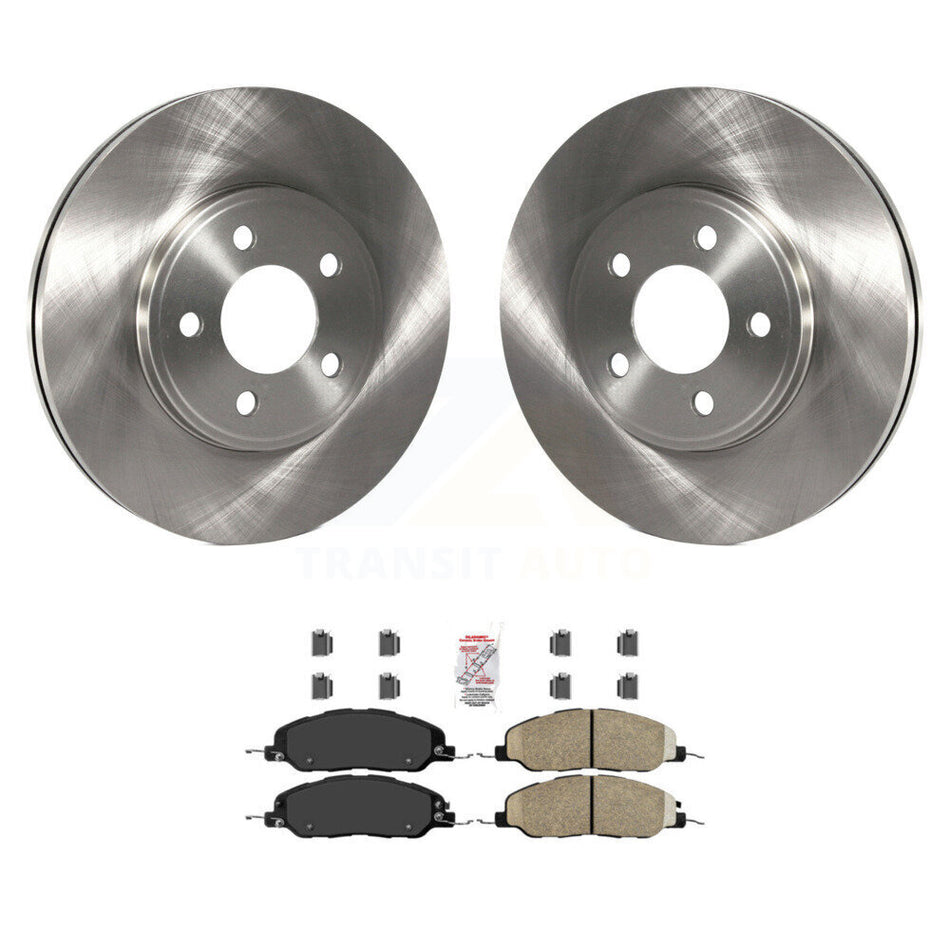 Front Disc Brake Rotors And Ceramic Pads Kit For 2009 Ford Mustang Bullitt K8A-107030