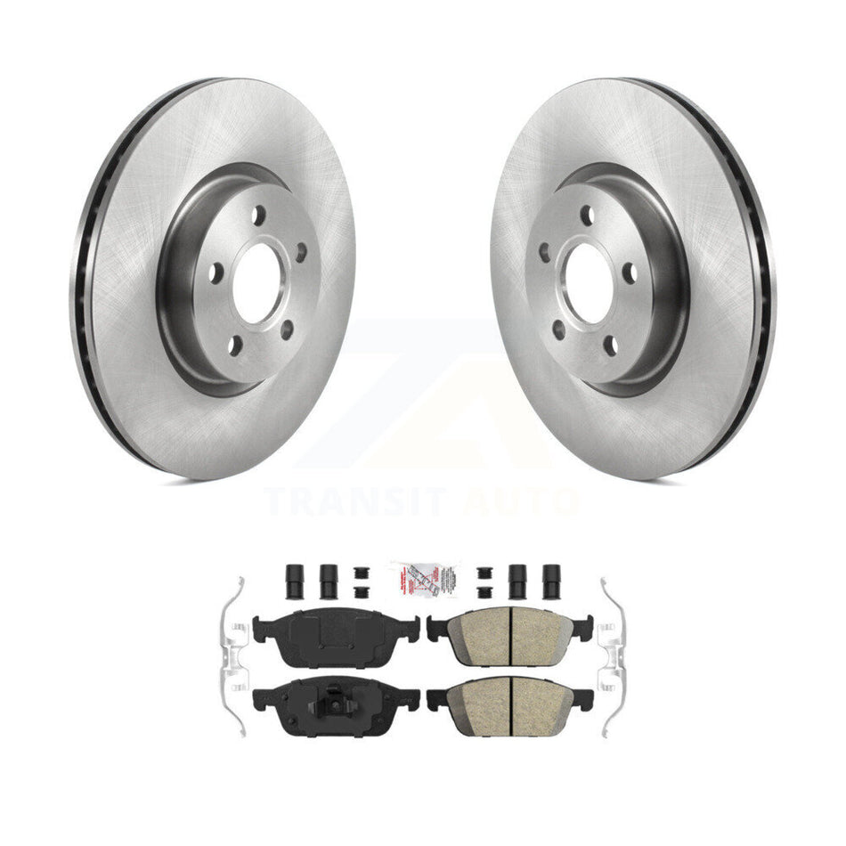 Front Disc Brake Rotors And Ceramic Pads Kit For Ford Transit Connect K8A-107052