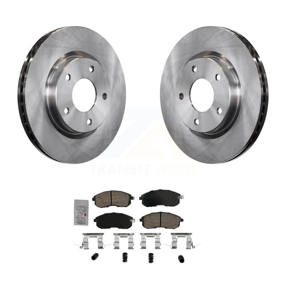 Front Disc Brake Rotors And Ceramic Pads Kit For Nissan Sentra K8A-107078