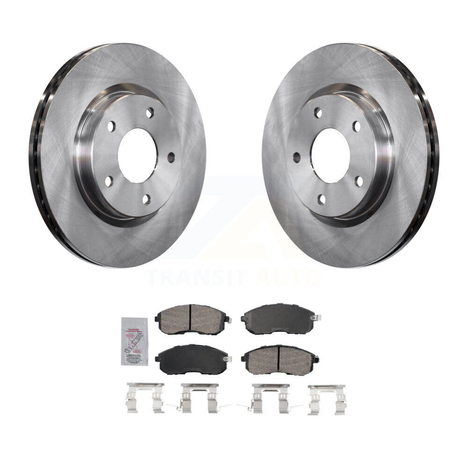 Front Disc Brake Rotors And Ceramic Pads Kit For Nissan Sentra K8A-107079