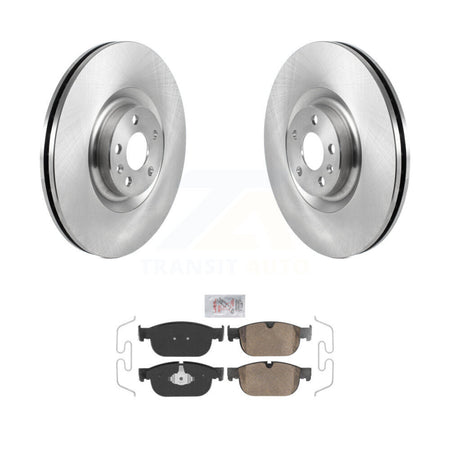 Front Brake Rotors & Ceramic Pad Kit For 16-23 Volvo XC90 With 366mm Diameter Rotor K8A-107097