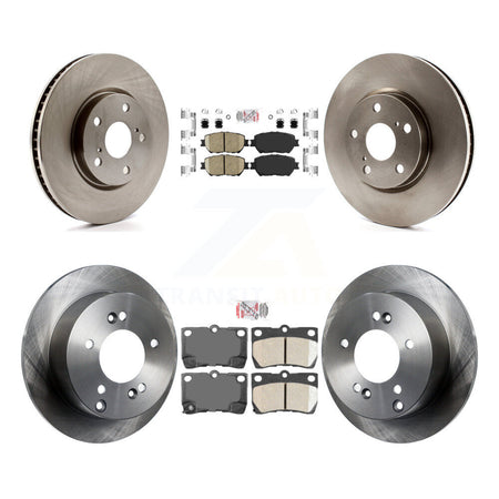 Front Rear Ceramic Pads And Disc Brake Rotors Kit (6Pc) For Lexus IS250 K8A-107106