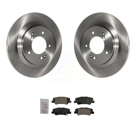 Rear Disc Brake Rotors And Ceramic Pads Kit For Hyundai Sonata Kia Niro EV K5 K8A-107169