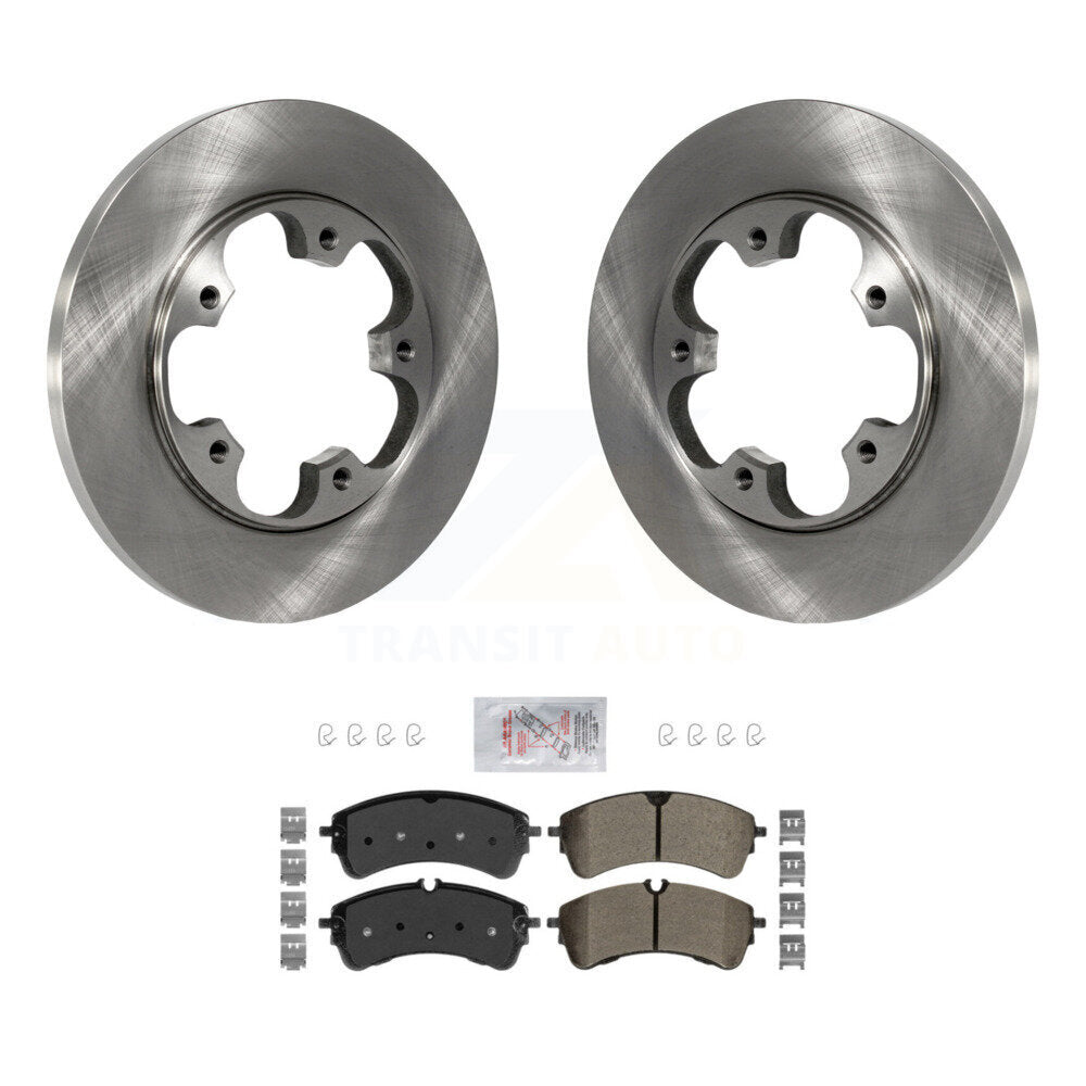 Rear Disc Brake Rotors Semi-Metallic Pad Kit For Ford Transit-250 Transit-150 Transit-350 K8A-107170