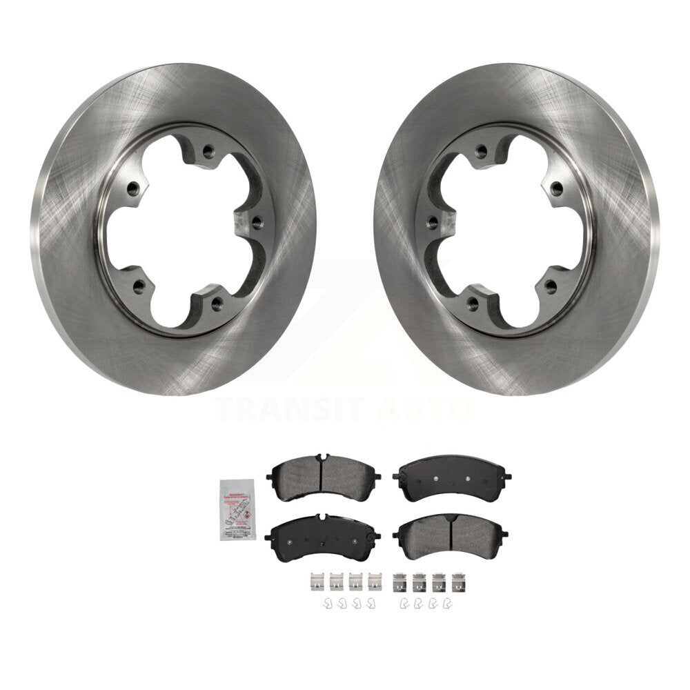 Rear Disc Brake Rotors Semi-Metallic Pad Kit For Ford Transit-250 Transit-150 Transit-350 K8A-107171