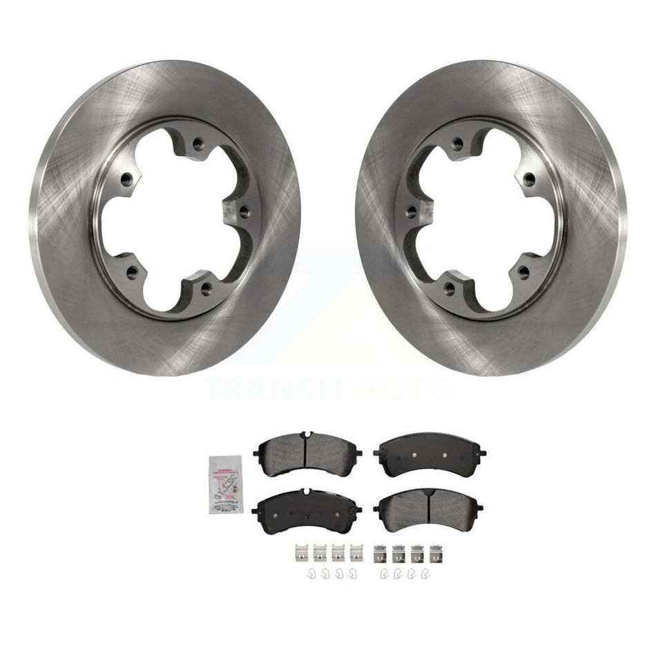 Rear Disc Brake Rotors Semi-Metallic Pad Kit For Ford Transit-250 Transit-150 Transit-350 K8A-107171