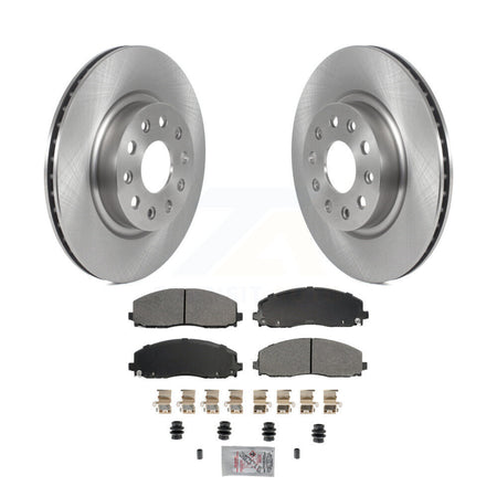 Front Disc Brake Rotors And Semi-Metallic Pads Kit For Jeep Wrangler K8A-107210