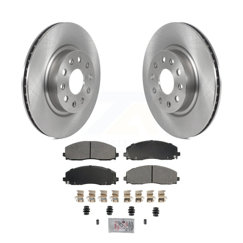 Front Disc Brake Rotors And Semi-Metallic Pads Kit For Jeep Wrangler K8A-107210