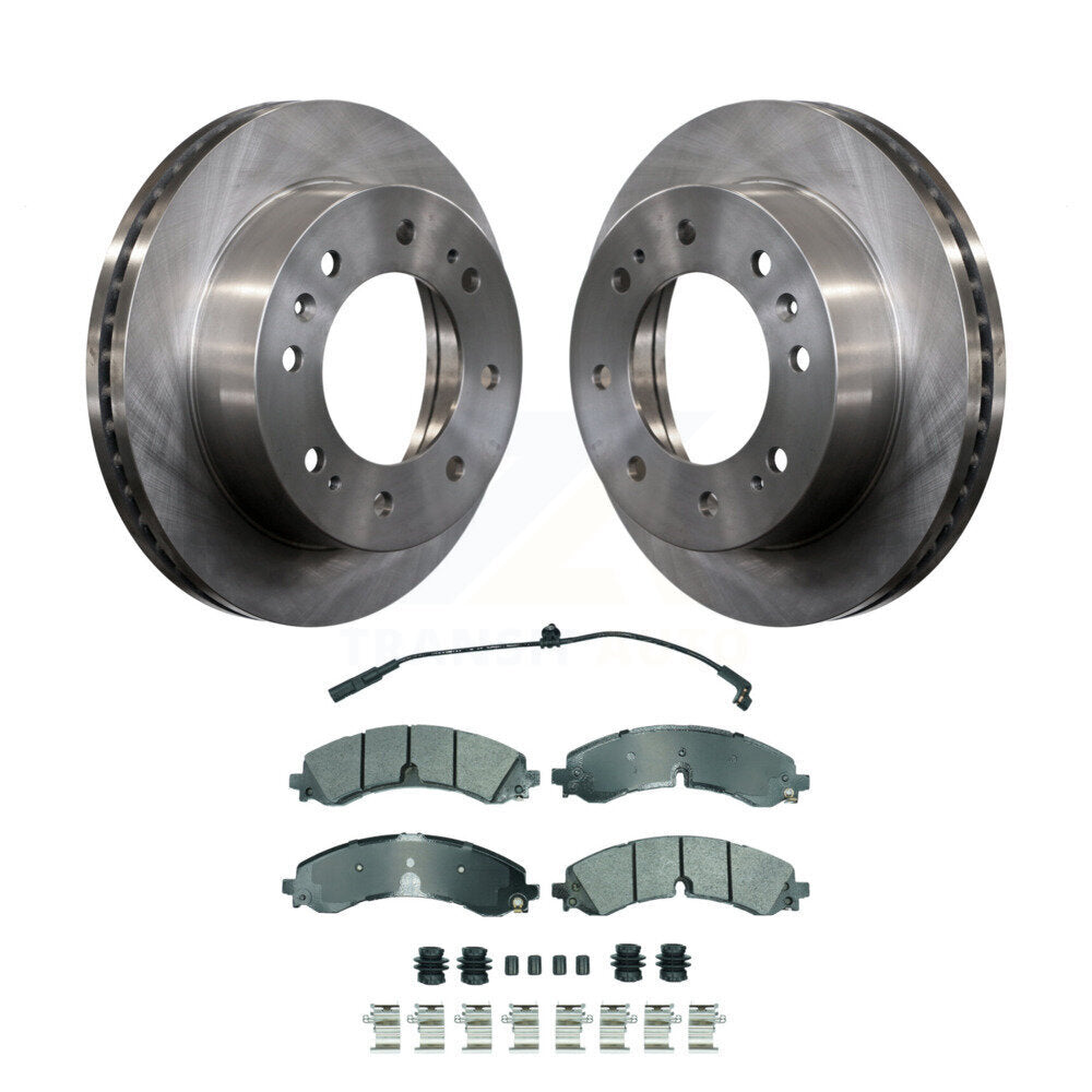 Front Brake Rotor & Semi-Metallic Pad Kit For GMC Chevrolet Sierra 2500 HD Silverado 3500 K8A-107220