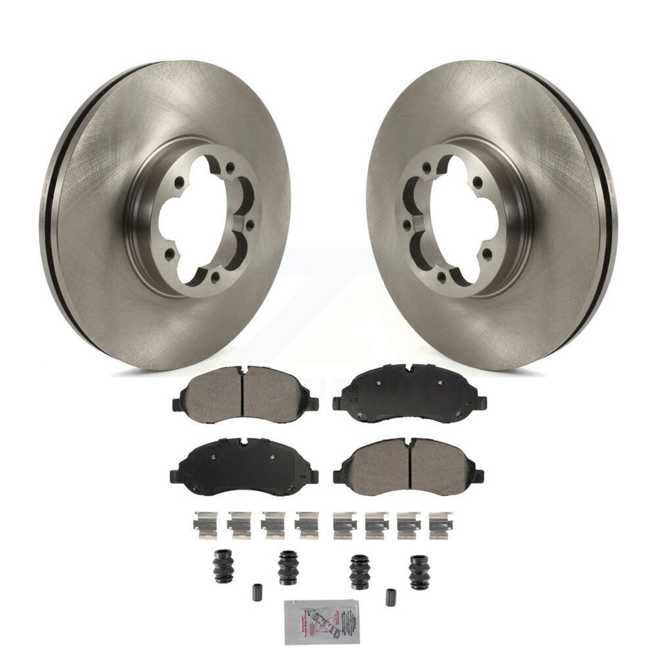 Front Disc Brake Rotors And Semi-Metallic Pads Kit For Ford Transit-350 HD K8A-107226