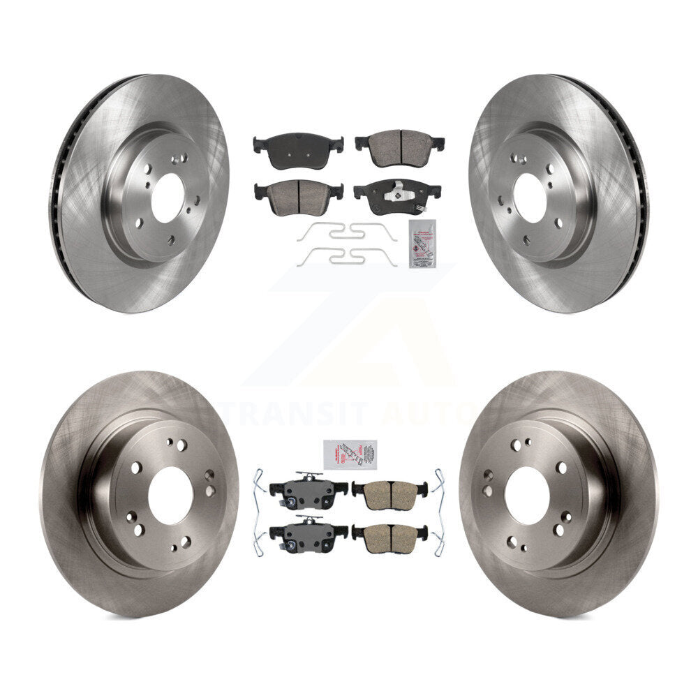 Front Rear Ceramic Pads And Disc Brake Rotors Kit For Honda Accord K8A-107242