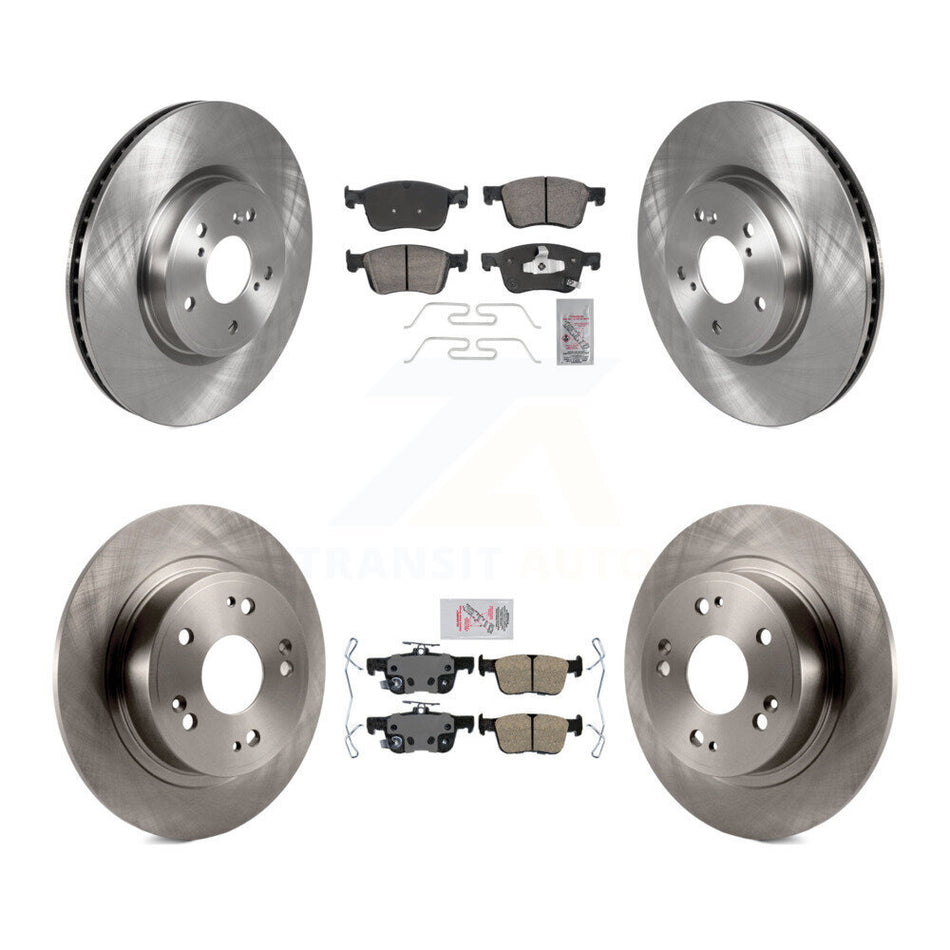 Front Rear Ceramic Pads And Disc Brake Rotors Kit For Honda Accord K8A-107242