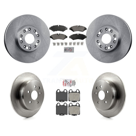 Front Ceramic Rear Semi-Metallic Pad & Brake Rotors Kit For Lexus SC430 IS300 GS300 GS400 K8A-107290