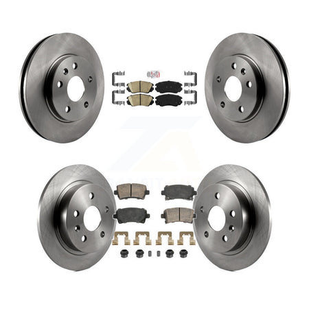 Front Rear Ceramic Pad Brake Rotor Kit For 2013-2015 Chevrolet Malibu Naturally Aspirated K8A-107335