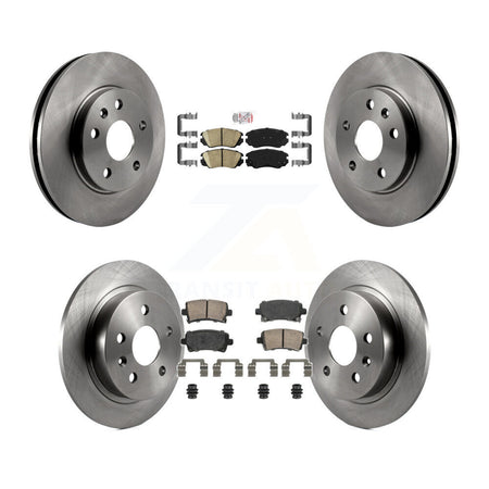 Front Rear Ceramic Pads And Disc Brake Rotors Kit For Chevrolet Malibu Limited K8A-107336
