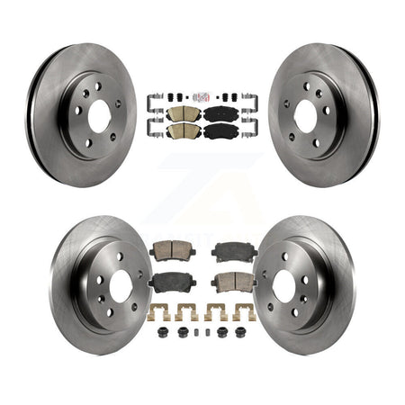 Front Rear Ceramic Pad Brake Rotor Kit For 2013-2015 Chevrolet Malibu Naturally Aspirated K8A-107337