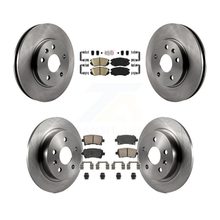 Front Rear Ceramic Pads And Disc Brake Rotors Kit For Chevrolet Malibu Limited K8A-107338