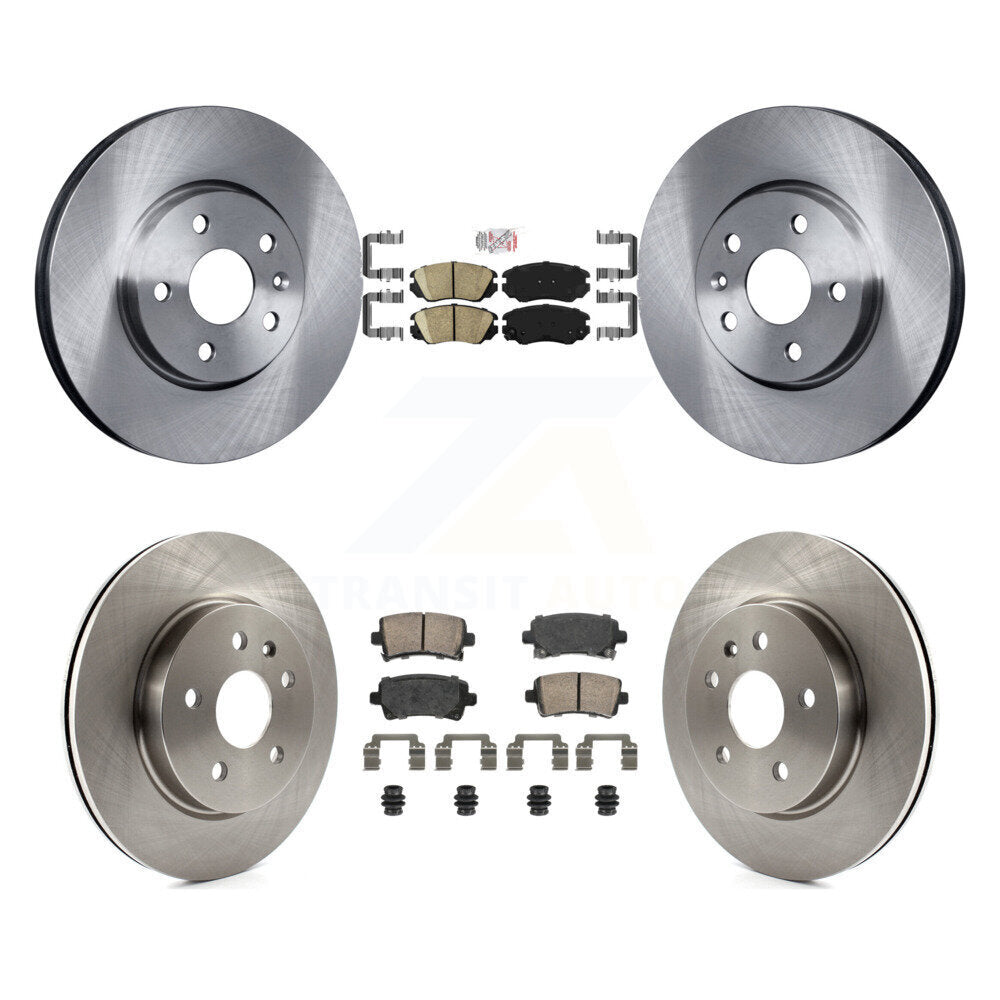 Front Rear Ceramic Pad Brake Rotor Kit For Chevrolet Malibu Impala Buick LaCrosse Limited K8A-107340
