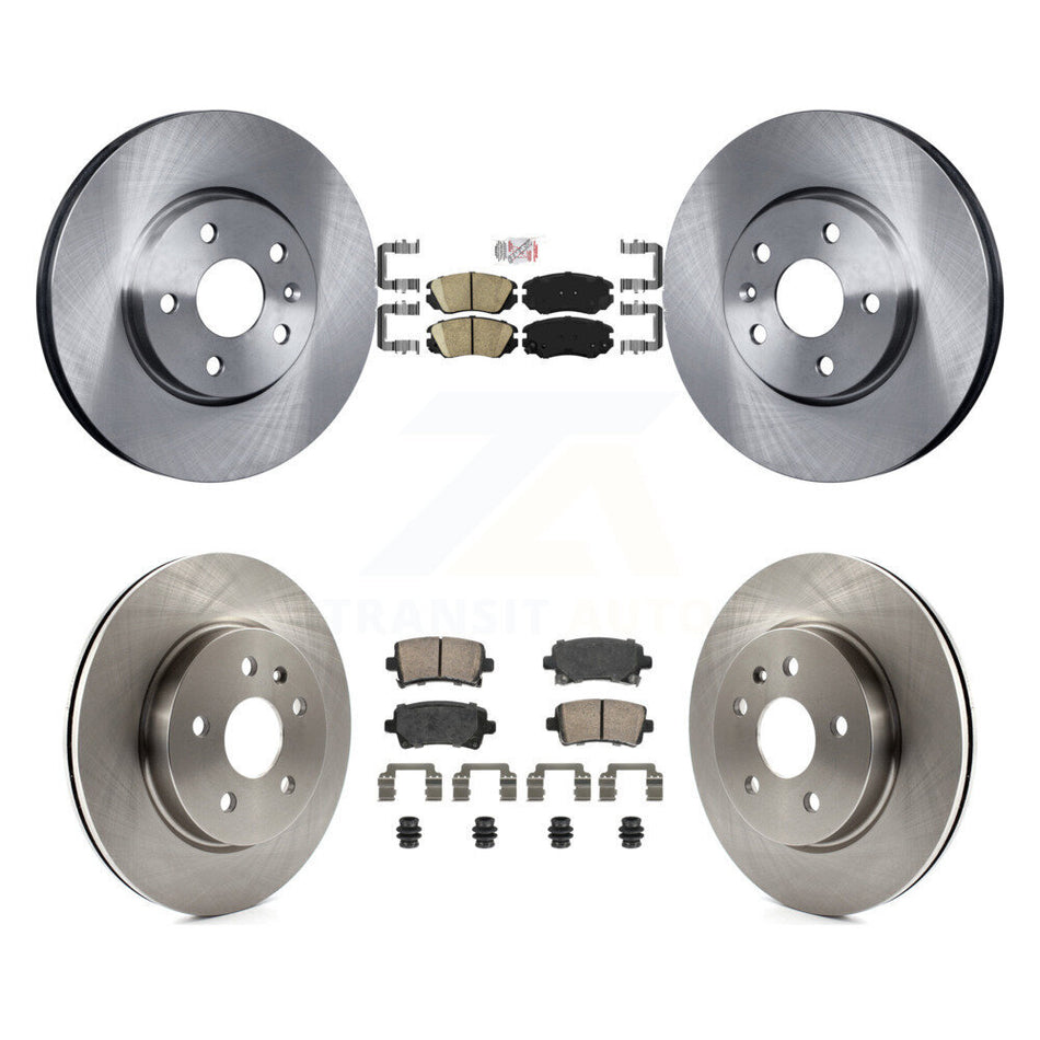 Front Rear Ceramic Pad Brake Rotor Kit For Chevrolet Malibu Impala Buick LaCrosse Limited K8A-107340