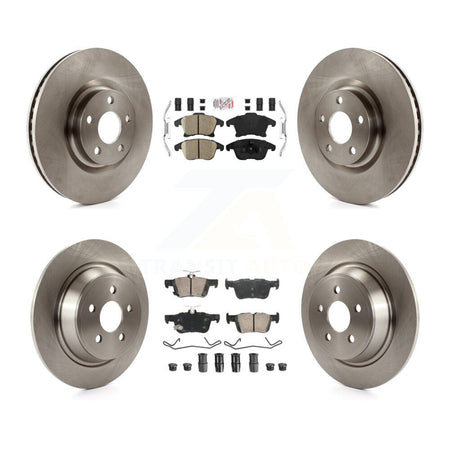 Front Rear Ceramic Pad & Disc Brake Rotors Kit For 2019-2020 Ford Police Responder Hybrid K8A-107345