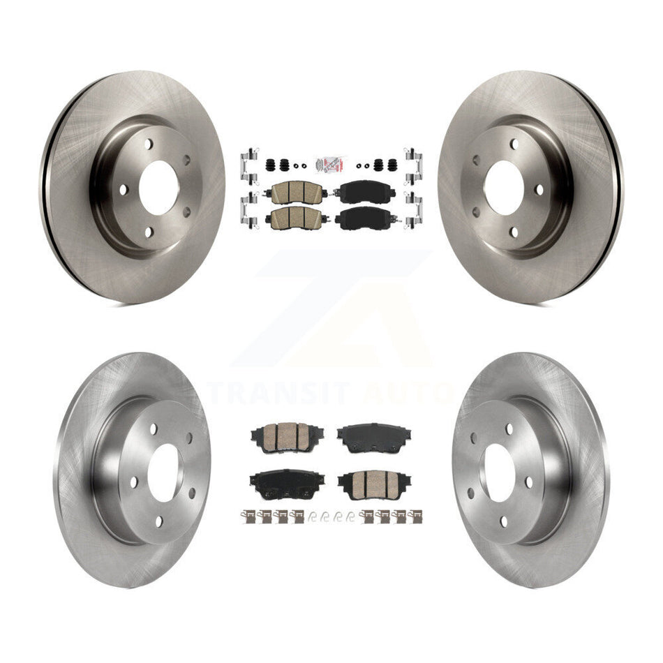 Front Rear Ceramic Pad Disc Brake Rotor Kit For Nissan Altima With Electric Parking K8A-107421