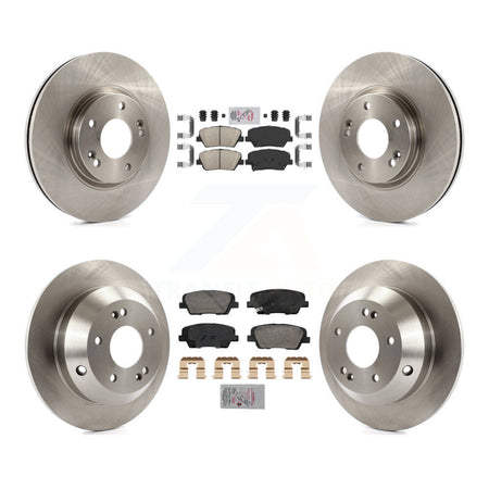 Front Rear Ceramic Pads And Disc Brake Rotors Kit For Hyundai Santa Fe Kia Sorento K8A-107427