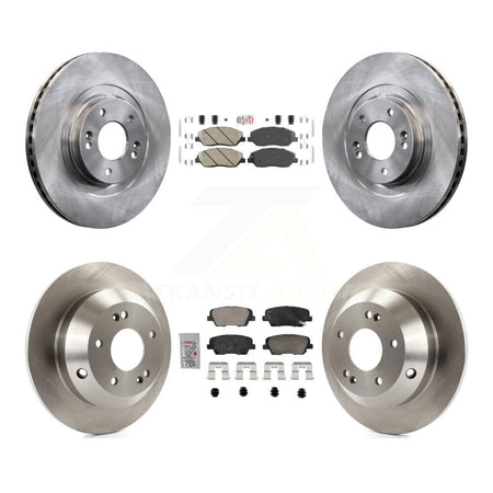 Front Rear Ceramic Pads And Disc Brake Rotors Kit For 2013-2016 Hyundai Santa Fe XL 3.3L K8A-107428