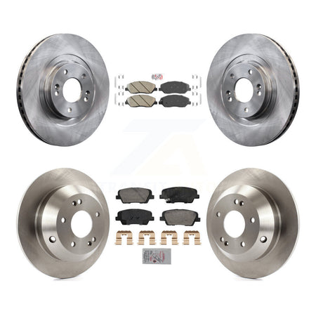 Front Rear Ceramic Pads And Disc Brake Rotors Kit For 2013-2016 Hyundai Santa Fe XL 3.3L K8A-107431