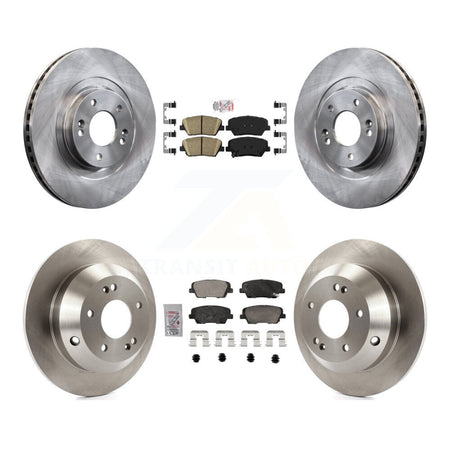 Front Rear Ceramic Pads And Disc Brake Rotors Kit For Hyundai Santa Fe Sport Kia Sorento K8A-107432