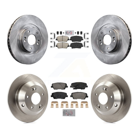Front Rear Ceramic Pads And Disc Brake Rotors Kit For Hyundai Santa Fe Sport Kia Sorento K8A-107435