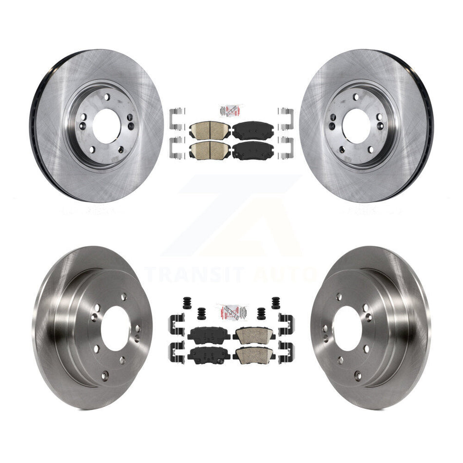 Front Rear Ceramic Pads And Disc Brake Rotors Kit For 2010 Hyundai Azera To 07 06 09 K8A-107440