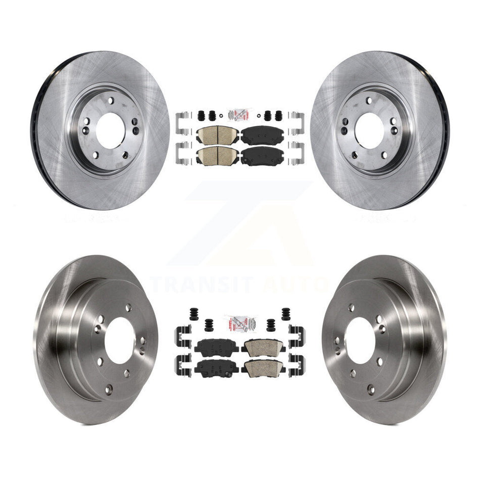 Front Rear Ceramic Pads And Disc Brake Rotors Kit For 2010 Hyundai Azera To 07 06 09 K8A-107442