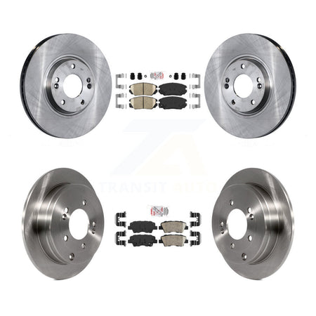 Front Rear Ceramic Pads And Disc Brake Rotors Kit For 2010 Hyundai Azera To 07 06 09 K8A-107443