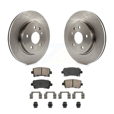 Rear Brake Rotor Ceramic Pad Kit For Chevrolet Buick Malibu Impala LaCrosse Regal XTS 9-5 K8A-107445