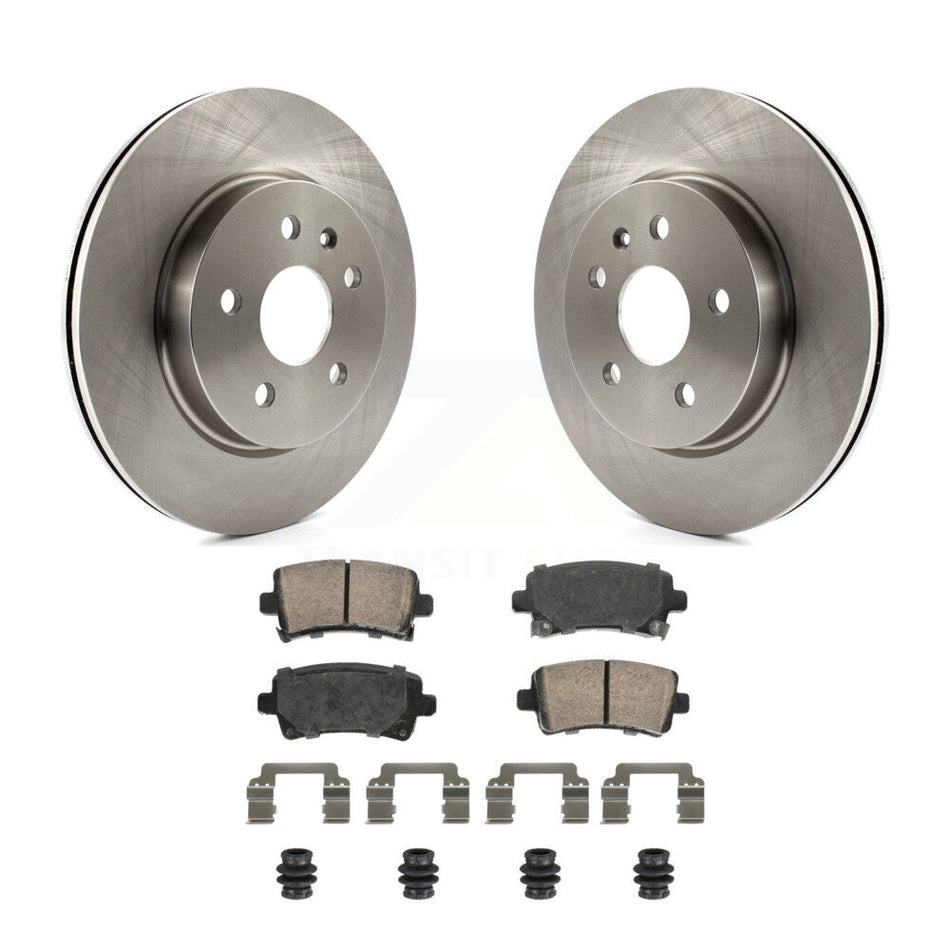 Rear Brake Rotor Ceramic Pad Kit For Chevrolet Buick Malibu Impala LaCrosse Regal XTS 9-5 K8A-107445