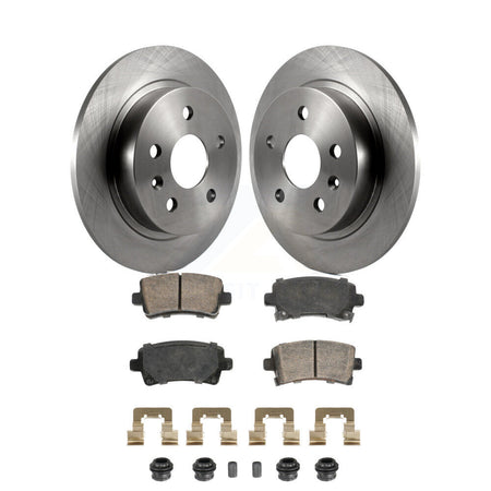 Rear Disc Brake Rotors And Ceramic Pads Kit For Chevrolet Malibu Buick Regal LaCrosse K8A-107448