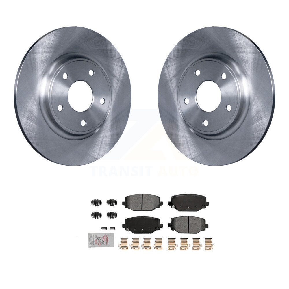 Rear Brake Rotors & Semi-Metallic Pad Kit For Dodge Grand Caravan Journey Chrysler Town K8A-107451