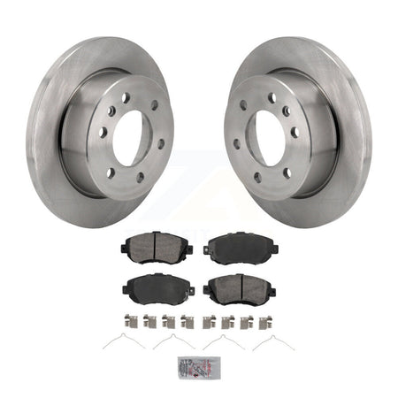 Rear Brake Rotors Semi-Metallic Pad Kit For Mercedes-Benz Sprinter 2500 3500 Freightliner K8A-107460