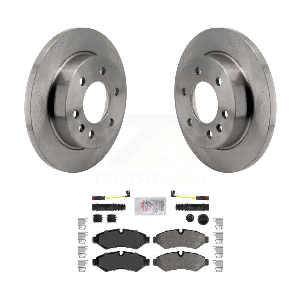 Rear Brake Rotor & Semi-Metallic Pad Kit For Mercedes-Benz Sprinter 2500 3500 4500 3500XD K8A-107461