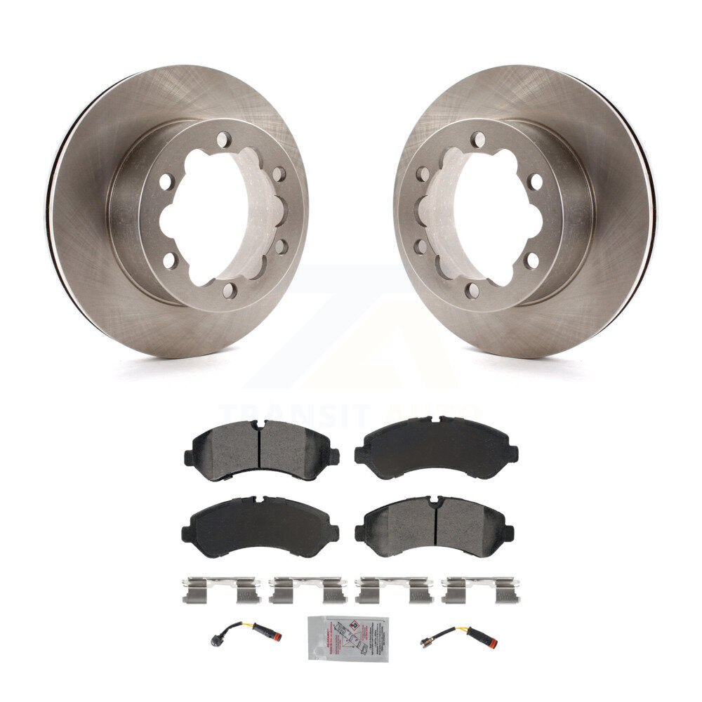 Rear Disc Brake Rotor & Semi-Metallic Pad Kit For Mercedes-Benz Sprinter 3500 4500 3500XD K8A-107463