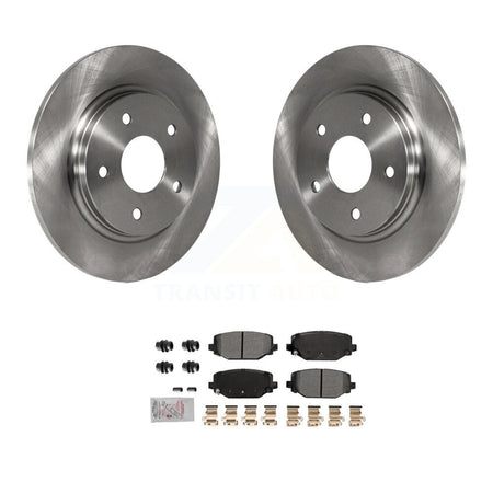 Rear Disc Brake Rotors And Semi-Metallic Pads Kit For Dodge Grand Caravan K8A-107466