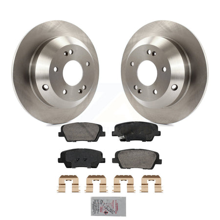 Rear Disc Brake Rotors And Ceramic Pads Kit For Hyundai Santa Fe Sport Kia Sorento XL K8A-107468