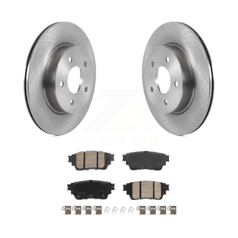 Rear Disc Brake Rotors And Ceramic Pads Kit For Nissan Rogue K8A-107476